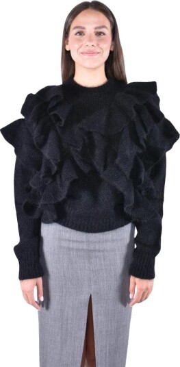 Elisabetta Franchi Dame Strikkevarer Svart M, Elisabetta Franchi Dame Strikkevarer Svart M,
