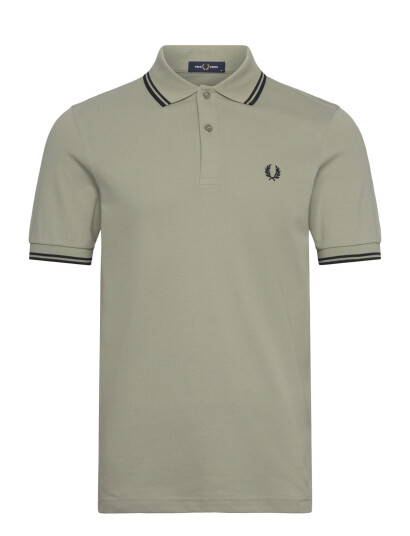 Fred Perry Twin Tipped Fp Shirt Green XS