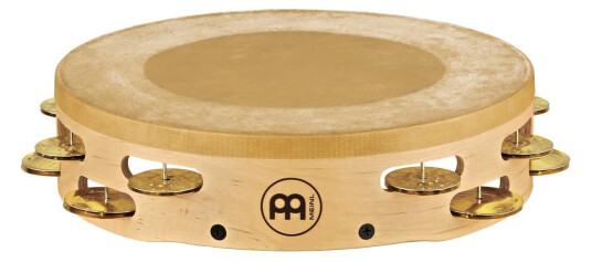 Meinl Ae-Mtah2b Artisan Maple Tamburin M/skinn, Brass (M)