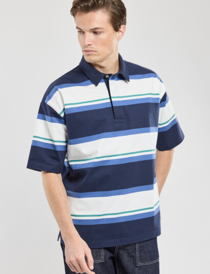 Armor Lux Striped Polo Shirt Short Sleeves Héritage - Multi/patterned - S