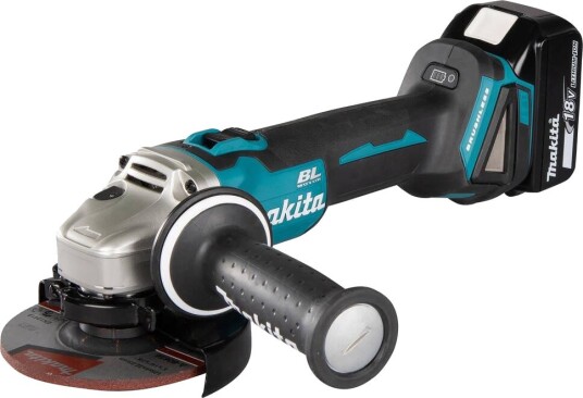 Makita Koffert Vinkelsliper DGA504RTJ 18 v 125 mm 5.0 ah Inkl. Makpac