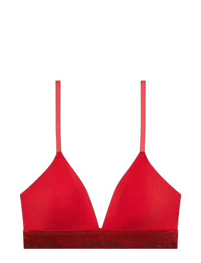 Calvin Klein Lightly Lined Triangle Red XL Calvin Klein Lightly Lined Triangle Red XL