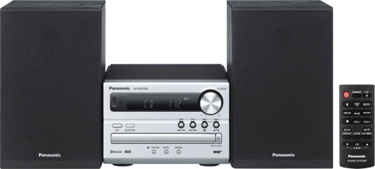 Panasonic SC PM250B DAB/DAB+ Stereo Sølv Panasonic SC PM250B DAB/DAB+ Stereo Sølv