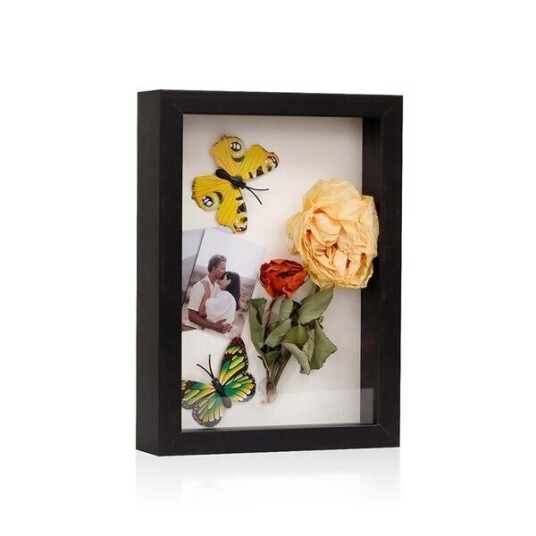 Ramme For Tørkede Blomster 15.2x20.3cm Svart