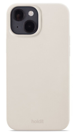 Holdit iPhone 14 / 13 Soft Touch Silikon Deksel - Light Beige Holdit iPhone 14 / 13 Soft Touch Silikon Deksel - Light Beige