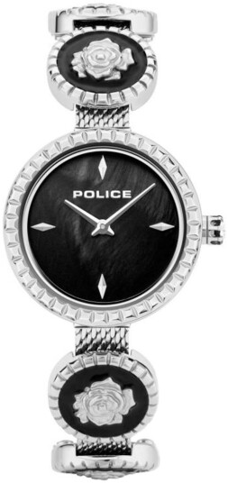 Police Dameklokke PL16026LS.30MM Kapaa Sort/Stål Ø28 mm Police Dameklokke PL16026LS.30MM Kapaa Sort/Stål Ø28 mm