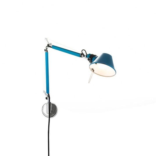 Tolomeo Micro Wall Lamp Blue Tolomeo Micro Wall Lamp Blue