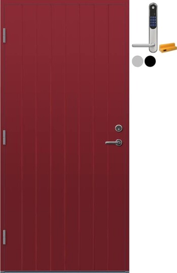 Ytterdør Bygg1 Bodø med Yale Doorman Classic Home