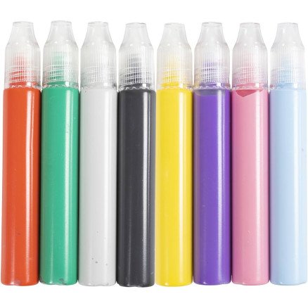 Diverse Lyspenner ass farger 8x30 ml 1 pk Diverse Lyspenner ass farger 8x30 ml 1 pk
