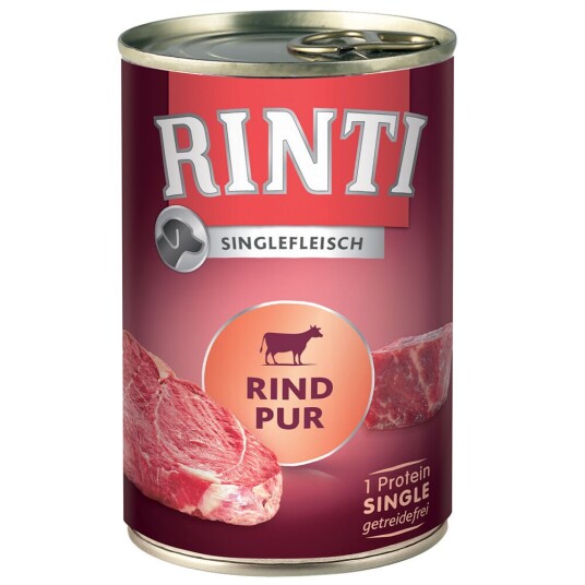 Rinti Sensible Pur 6 X 400 G Storfekjøtt