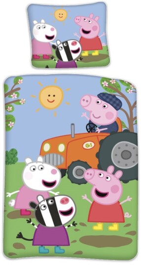 Licens Peppa Gris Sengetøy 140x200 cm 100% bomull Licens Peppa Gris Sengetøy 140x200 cm 100% bomull