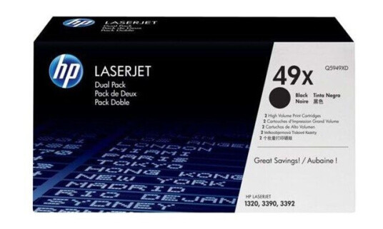 HP 49XD / Q5949XD - Black Laser Toner - Laser toner Svart