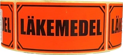 Advarselsetiketter Läkemedel 50X100 1000Stk