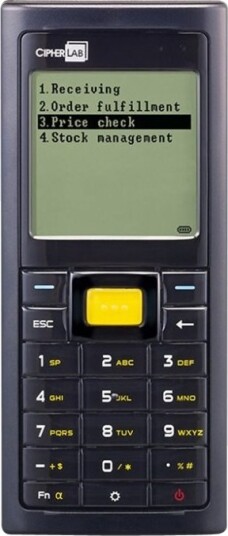 Cipherlab 8200 Datainnsamlingsterminal 8 Mb 2.1" Tofarget Monokrom 160 X 160 Strekkodeleser Laser Microsd Spor