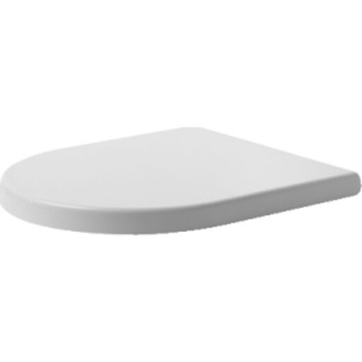 Duravit Starck 3 Toalettsete Uten myktlukkende hengsler, Hvit