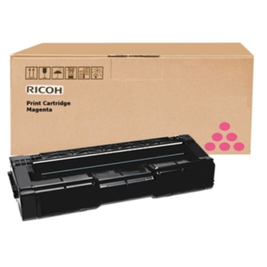 Ricoh 406350 Tonerkassett magenta 2.500 sider Ricoh 406350 Tonerkassett magenta 2.500 sider