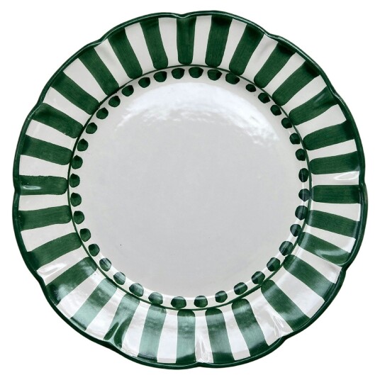 Piccola Home Riviera Middagstallerken 26 cm Grønn