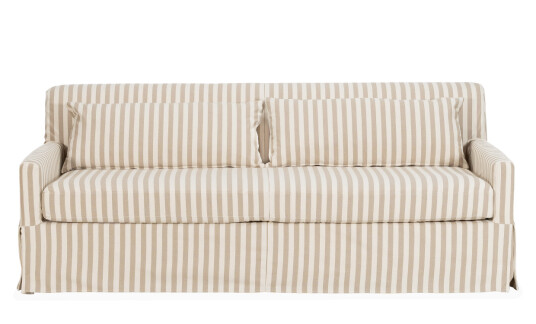 Soffadirekt TOFTE Sovesofa Stripete Beige