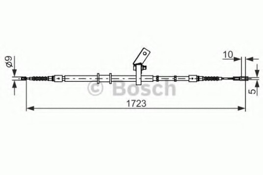 Bremsewire BOSCH 1 987 482 268