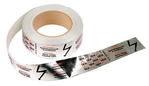 DEVI Aluminiumstape 25 mm x 25 meter for frostbeskyttelse av rør DEVI Aluminiumstape 25 mm x 25 meter for frostbeskyttelse av rør