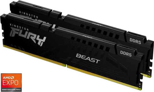 Kingston FURY Beast 16GB DDR5-6000 RAM med AMD EXPO