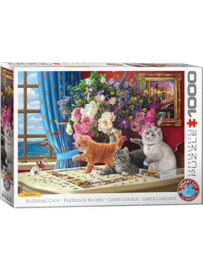 Eurographic Puzzling Cats by Image World Smart Cut1000 Eurographic Puzzling Cats by Image World Smart Cut1000