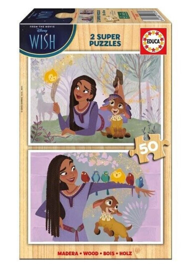 Educa Puzzle Educa 2X50 Wish Tre