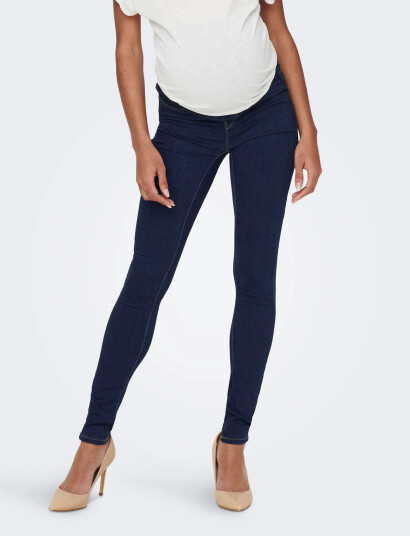 Only Maternity Olmrain Life Reg Sk Jegging Dbd Dnm Noos - Navy - S x 32
