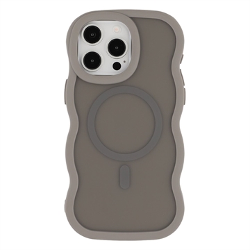 iPhone 14 Pro Bølgekant magnetisk hybrid deksel Grå