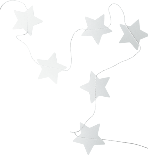 DBKD Girlander girlander stjerne White