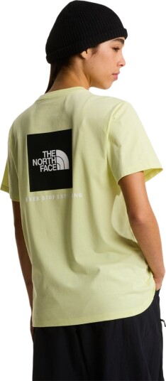 The North Face W Evolution Box Nse Relaxed Short Sleeve Lemon Mist M
