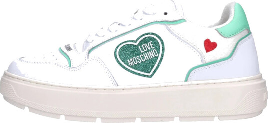 Love Moschino Dame Sko Hvit 38 EU,