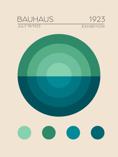 Plakat   Bauhaus Utstilling 1923