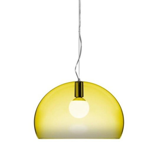 Kartell FL/Y Taklampe Gul Mellom