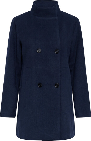 Kaffe Kafanny Coat Navy 34