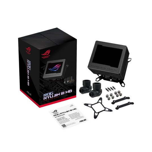 ASUS ROG Ryujin III Vannblokk for CPU LGA 1150/1151/1155/1200/1700/AM4/AM5, svart