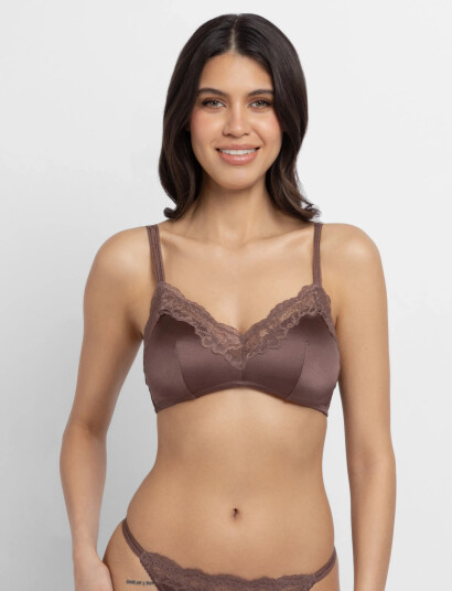 Dorina Origins Shiny Micro Bralette Brown XS Dorina Origins Shiny Micro Bralette Brown XS