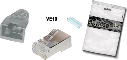 Shiverpeaks Bs72057 Gr 10 Rj 45 Grå Cat5e/6 Gull 10 Stykker