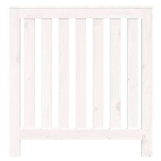 Radiatordeksel hvit 79,5x19x84 cm heltre furu