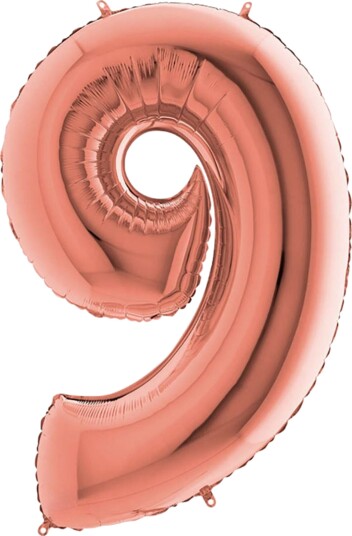 Ballongkungen Tallballong Roségull Metallic Tallet 9 239RG
