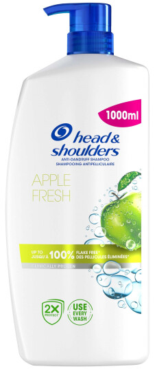 Head & Shoulders Apple Fresh Anti Dandruff Shampoo Pump for Daily Use Head & Shoulders Apple Fresh Anti Dandruff Shampoo Pump for Daily Use