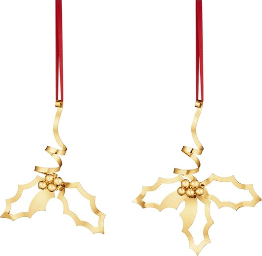 Georg Jensen   2026 juleornamentsett M+L gull