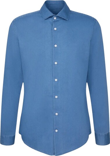 Seidensticker Casual Shirt Slim BLUE 45