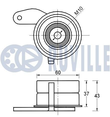 Hjullager RUVILLE 6839 Hjullager RUVILLE 6839