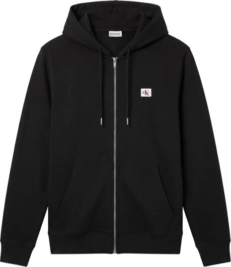 Calvin Klein Jeans Ls Eu 350Terry Badge Fz Hoodie Black XS