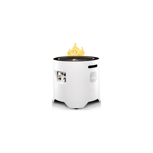 Ukiah Voyager White m/regulator Bålplass med 12V 100 watts lydsystem