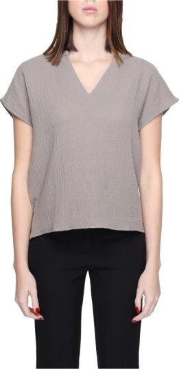 Jacqueline de Yong Dame Topper Beige L,