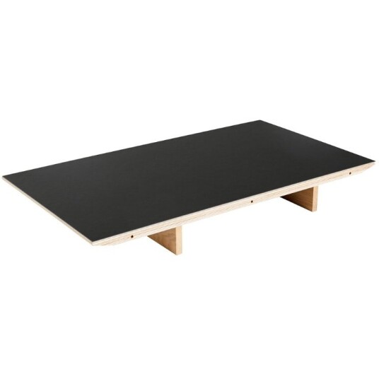 Hay CPH 30 Extendable Leaf 50x80 cm Black Linoleum/Water based Lacquered Oak