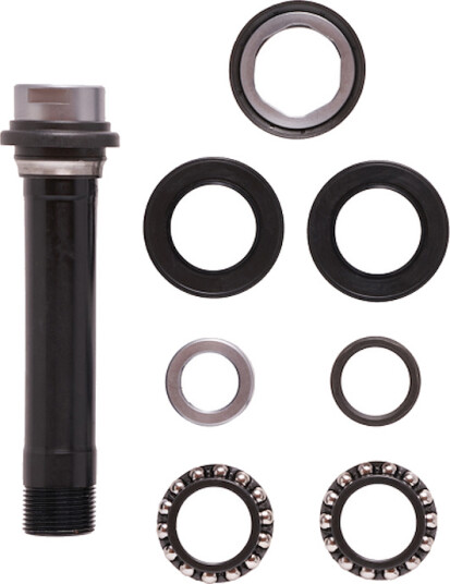 Shimano aksel komplett 100mm bred til forhjul modell WH-RX570-TL-F12