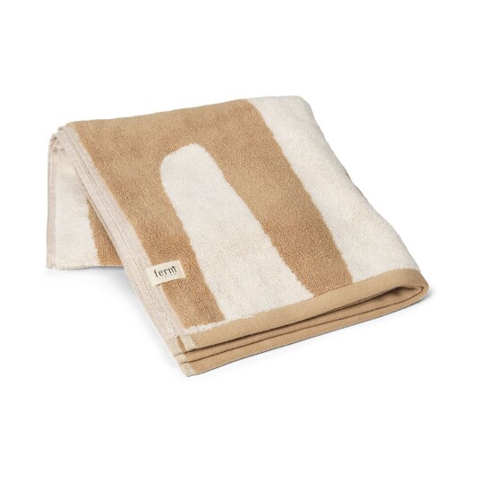 Ferm Living Ebb håndkle 50x100 cm Sand off-white